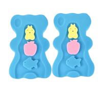 Abaodam 2 Pièces Tapis De Bain Éponge Tapis De Antidérapant Tapis De Antidérapant Éponge Pour Le Bain Éponge De Bain Éponges Pour Le Bain L'Heure Du Bain Tapis De