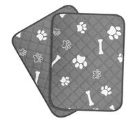 Abaodam 2 pièces Tapis Éducateur Lavable pour Chiens Alèse Réutilisable et Confortable pour Chiots pour Intérieur et Maison