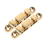 Abaodam 2 Pièces Tendeur de Cordes pour Basse Électrique String avec Vis de Montage Accessoires de Retenue de Corde pour Guitare Électrique Or