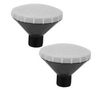 Abaodam 2 Pièces Tête Arrosage Plastique Gris Embout de Remplacement pour Arrosoirs avec Filetage Interne pour Toutes Vos Plantes Intérieur et Extérieur