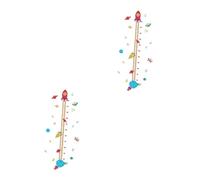 Abaodam 2 Pièces toise pour les stickers muraux bedroom decoration stickers repositionnable sticker vitre toise de dessin animé toise enfants amovible mural autocollant de hauteur