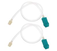 Abaodam 2 pièces Tuyau Extension Transparent pour Pompe à Main de Ventouses de Rechange pour Cupping Tube Aspiration Flexible Lot de Accessoires pour Kit de Ventouses