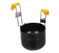 Abaodam 2 Pièces Vapeur D'oeufs Braconnier Cuiseur à Oeufs Pochés Fabricant D'œufs Pochés Bateau à Vapeur Déjeuner Acier Cuisson Outil Cuisiner Inoxydable Coquetiers Revêtement Antiadhésif