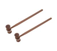 Abaodam 2 Pièces Wood Massage Hammer Portable Handheld Manual Back And Foot Massager Stick For Deep Muscle Relaxation And Meridian Therapy Home Self Massage Tool