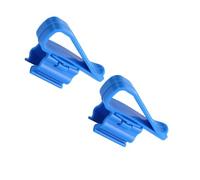 Abaodam 2 Pinces de Fixation pour Tuyau de Filtration Aquarium, Support Coulissant Bleu, Compactes et Compatibles Seaux et Réservoirs, Accessoires Filtre Pompe Aquarium pour Nettoyage