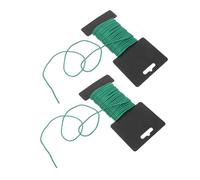 Abaodam 2 Rouleaux Attaches de Jardinage Vert Souples Lot Liens Réutilisables pour Plantes Grimpantes Vignes et Arbustes Résistants Aux Intempéries et Faciles à Appliquer