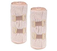 Abaodam 2 rouleaux Élastique de Compression Bande de Maintien Respirante pour Sport Soutien Genoux et Chevilles