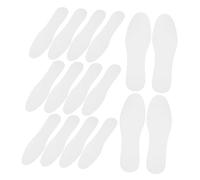 Abaodam 20 Paires de Semelles Intérieures Jetables en Papier Pulpe Blanche Respirantes et Absorbantes pour Chaussures de Randonnée Course à Pied et Baskets Tailles 39 pour Hommes et