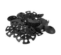 Abaodam 20 pièces Accessoires Bâtons Randonnée Embouts Trekking Antidérapants Paniers Boue et Ski Kit Polyvalent pour Marche et Randonnée