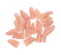 Abaodam 20 pièces Accessoires Doigts Réalistes pour Magiciens Protections Souples avec Ongles Simulation pour Tours Cosplay et Spectacles Grandes et Petites Réutilisables et Faciles à