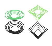 Abaodam 20 pièces Anneaux Flottants pour Aquarium Cercles Isolateurs Plantes Aquatiques Noirs et Verts Barrière Flottante Réutilisable pour Protéger Lentilles Eau Améliore Qualité de Eau