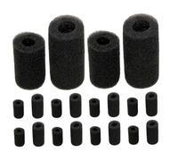 Abaodam 20 Pièces Aquarium Filter Sponge Kit Pre-Filter Intake Covers for Fish Tank Micro Particle Blocking Compatibility for Cleaner Water and Easy Maintenance