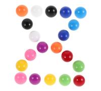 Abaodam 20 pièces Boules Colorées Miniatures pour Jouets de Comptage Accessoires de Jouets Éducatifs Plastique pour Développement des Compétences pour Garçon Fille Améliore la