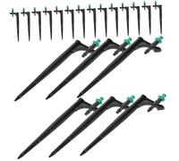 Abaodam 20 pièces Buse Pulvérisation Réglable pour Irrigation Jardin Arroseur Brouillard Rotatif Diffuseur Brumisateur Léger pour Plantes Serre Pelouse Système Micro-Irrigation