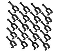 Abaodam 20 Pièces Crochets Plats Larges pour Support PP Réutilisable
