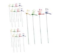 Abaodam 20 Pièces Décorations de Jardin Piquets Décoratifs pour Aménagement Extérieur de Jardin Détails Réalistes Accessoires pour Événements Plein Air