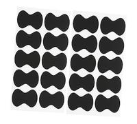 Abaodam 20 pièces Grips Autocollants pour Médiators de Guitare EVA Antidérapants Noirs Accessoires Durables pour Guitaristes
