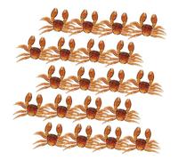 Abaodam 20 Pièces Leurres de Crabes Artificiels Réutilisables Appâts Réalistes pour Eau Douce Leurre Souple pour Lacs Streams