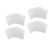 Abaodam 20 Pièces Lot de Pochettes Autocollantes Transparentes Durable Porte Étiquettes Adhésives pour Cartes Protection Lusure Adaptées pour Lorganisation de Documents et Cartes