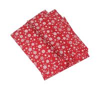Abaodam 20 Pièces Papier Cadeau Noël Flocons Réversible Rouleaux Jumbo Rouge Épais pour Emballage Cadeaux DIY Fêtes Hiver Famille