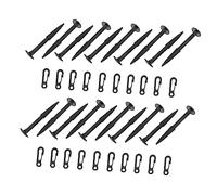 Abaodam 20 pièces Piquets de Tente Plastique Ensemble de Piquets et Durables pour Camping et Activités Extérieures Résistants Aux Intempéries et Faciles à Utiliser
