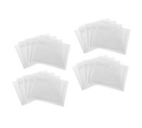 Abaodam 20 pièces Pochettes Autocollantes Transparentes PVC Porte-étiquettes Étanches pour Cartes Index et Documents Protection pour Expédition et Organisation