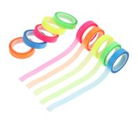 Abaodam 20 Rouleaux Ruban Adhésif Surligneur Amovible Transparent PET | Texture Givrée, Remarques Manuscrites, pour Débutants et Garçon et Filles, Usage École Bureau, Marqueurs Couleurs