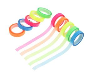 Abaodam 20 Rouleaux Ruban Adhésif Surligneur Amovible Transparent PET | Texture Givrée, Remarques Manuscrites, pour Débutants et Garçon et Filles, Usage École Bureau, Marqueurs Couleurs