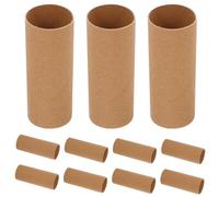 Abaodam 20 Tubes en Papier Rond pour Bricolage, Paquet de 20 Pièces, en Papier Résistant, Polyvalents et Décorables, pour Activités Manuelles la Maison Classe