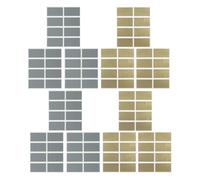 Abaodam 200 Pièces Étiquettes à Gratter Rectangulaires Argenté en Papier, Autocollants Scratch pour Révéler des Lots, Cartes D’anniversaire et Célébrations DIY