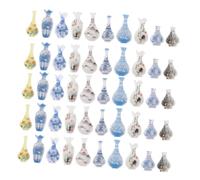 Abaodam 200 Pièces Micro Flower Miniature Dollhouse Ornaments for Fairy Garden Micro Landscape Decoration