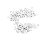 Abaodam 200pièces Rondelles Plates Métal pour Lunettes Rimless Accessoires Réparation Lunettes Écrous Goujons Kit Complet pour Réparations et Entretien Eyewear