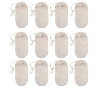 Abaodam 20pcs Pierres de Frottement Pieds en Pierre Ignée Exfoliante Fonction de Massage pour Usage Personnel et Salon de Beauté