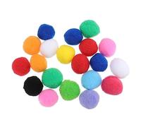 Abaodam 20Pièces Assortiment de Pompons Colorés pour Bricolage de Moelleuses pour Décorations Artisanales et Projets