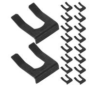 Abaodam 20pièces Clips de Fixation Métal Forme U pour Conduite de Frein Pinces Robustes pour Ligne de Frein Auto Moto Camion Installation Rapide