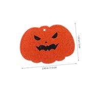 Abaodam 24 Pièces Patches Citrouille Feutre Diy pour Décoration Halloween Accessoires Créatifs pour Costumes et Décor Maison et Fête