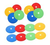 Abaodam 25pièces Disques De Marquage Antidérapants pour Entraînement De Football Lot de Disques Ronds Colorés pour Améliorer Les Compétences Sportives Performance