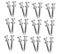 Abaodam 26 Pièces Aérateurs de Pelouse Pointes Robustes pour Chaussures de Jardin Accessoire Scarificateur pour Aération Sol et Nutrition Gazon Clous Remplaçables