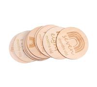 Abaodam 26pièces Cartes De Croissance Mensuelles Bois Pour Accessoires Photo Élégants Et Romantiques Pour Capturer Les Moments Précieux De Votre Né