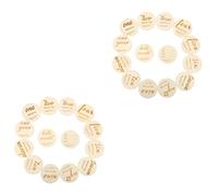 Abaodam 28pièces Cartes Mensuelles Bois Pour Signes Annonce De Naissance Et Événements Mémorables Accessoires Photo Unisexes Pour Suivre La Croissance Des Nouveaux-nés