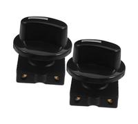 Abaodam 2ensemble 4 Commutateur Rotatif Presse-agrumes Sélecteur Rotatif Boutons Rotatifs Bouton Commutateurs Rotatifs D'attache Marine Bouton Rotatif Black Abdos