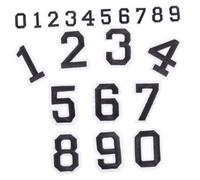 Abaodam 2ensembles Autocollants Numérotés Pour Vêtements Et Casques Jeux De Stickers Personnalisables Pour Maillots De Sport