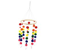 Abaodam 2ensembles Fuzzy Wind Chime Mobile Décoratif Pour Chambre Garçon Fille Accessoire De Photographie Et Parfait Pour Décorer Salon Magasin