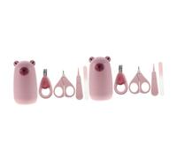 Abaodam 2ensembles Kit De Coupe Pour Tondeuse à Sécurisée Pour Nourrissons Avec Étui De Rangement De Soins Manucure