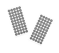 Abaodam 2feuilles Film Réfléchissant pour Repérage de Points de Repère Marqueurs Réfléchissants pour Scanner Points de Référence pour Numérisation