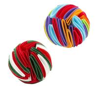 Abaodam 2pcs Balles de Fouille pour Animaux de Compagnie en Feutre Diamètre 15cm Jouets à Renifler pour Chiens Exercices de Reniflement et Alimentation Lente en Plein Air