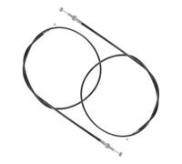 Abaodam 2pcs Câble de Traction pour Fauteuils de Coiffure Noir en Acier Inoxydable et Plastique, Flexibilité, Installation Facile pour Salon Occupé ou Usage Domestique