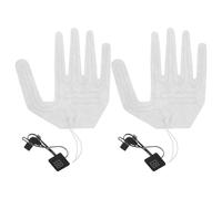 Abaodam 2pcs Élément Chauffant Électrique pour Moufles, Chauffage Complet des 5 Doigts, Design Léger et Flexible, en Énergie, pour Ski et Temps Froid