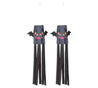 Abaodam 2pcs Manche à Air D'halloween Résistante en Nylon, Décoration Suspendue Délicate pour Jardin et Endroits Peu Lumineux, Fournitures de Fête Extérieure