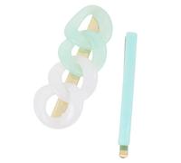 Abaodam 2pcs Pinces à Cheveux Creuses en Résine et Fer, Design Élégant et Créatif, Finition Polie Fine Éclat Solide, Vie Quotidienne et Présents